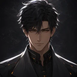 Illustrative anime-style portrait for Riven's fictional client story
